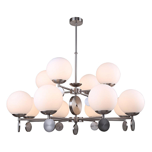 Люстра Kyran Nickel Chandelier 12