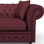 Мебельная ткань Шенилл бордовый цвет 138 см T4-38 варинант исполнения - 8 | Loft Concept в Ульяновске