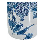 Ваза с мотивами цветущего сада с попугаями Vase Inspired by Nature варинант исполнения - 3 | Loft Concept в Ульяновске