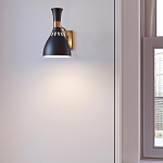 Бра с плафоном в форме песочных часов с узкими перфорированными отверстиями Feiss варинант исполнения - 7 | Loft Concept в Ульяновске