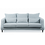 Диван Seldon с мягкими подушками голубое букле варинант исполнения - 7 | Loft Concept в Ульяновске