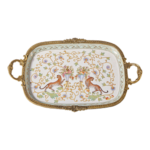 Поднос с растительным и животным дизайном Centennial Garden