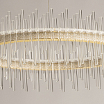 Люстра круглая с прозрачными стеклянными трубками 51 см Nembus варинант исполнения - 4 | Loft Concept в Ульяновске