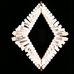 Люстра золотого цвета в форме галочки с каскадом длинных прозрачных трубок Eurofase варинант исполнения - 12 | Loft Concept в Ульяновске