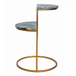 Кофейный столик с подстольем из металла Halves варинант исполнения - 5 | Loft Concept в Ульяновске