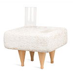 Керамический столик на деревянных ножках «Квадро» варинант исполнения - 2 | Loft Concept в Ульяновске