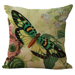 Декоративная подушка Green Butterfly