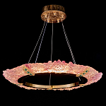 Люстра в форме кольца розовая Warm Pink Light варинант исполнения - 3 | Loft Concept в Ульяновске