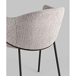 Стул Brace букле серый варинант исполнения - 3 | Loft Concept в Ульяновске