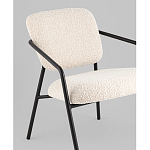 Кресло лаунж Rooney букле белый варинант исполнения - 4 | Loft Concept в Ульяновске