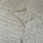 Панно из шерсти и хлопка с узором Beige Calista Serene варинант исполнения - 8 | Loft Concept в Ульяновске