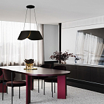 Подвесной светильник круглый с контрастной внутренней отделкой Assol Сup варинант исполнения - 6 | Loft Concept в Ульяновске