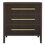 Комод Primo с 3 выдвижными ящиками Темный орех варинант исполнения - 7 | Loft Concept в Ульяновске