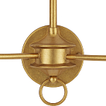 Бра настенное золотого цвета в форме подсвечника Graceful Smoothness варинант исполнения - 1 | Loft Concept в Ульяновске