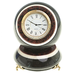 Часы настольные в виде шара из натурального камня Ball Stone Clock варинант исполнения - 7 | Loft Concept в Ульяновске