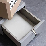 Консоль с зеркалом и  3-мя вращающимися ящиками Eloida варинант исполнения - 4 | Loft Concept в Ульяновске