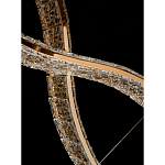 Люстра волнистой формы с фактурным хрустальным плафоном Light Delight варинант исполнения - 5 | Loft Concept в Ульяновске