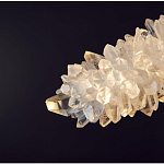 Люстра линейная светодиодная из необработанных кристаллов Mountain Comet варинант исполнения - 2 | Loft Concept в Ульяновске