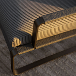 Дизайнерское уличное кресло на металлическом каркасе PHOENIX Armchair варинант исполнения - 10 | Loft Concept в Ульяновске