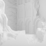 Встраиваемый в стену гипсовый светильник под покраску с эффектом разрушенной стены Antiquity Athena варинант исполнения - 6 | Loft Concept в Ульяновске