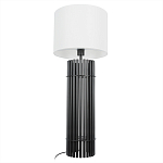 Настольная лампа с металлиеским черным трубчатым основанием Fulgurite варинант исполнения - 3 | Loft Concept в Ульяновске