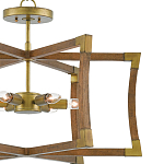 Подвесной светильник в форме фонаря коричневый Brown Eco Lantern варинант исполнения - 1 | Loft Concept в Ульяновске