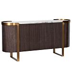 Комод  округлой формы с дверцами Chest of Precious Breed варинант исполнения - 2 | Loft Concept в Ульяновске