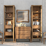 Комод из массива дуба с 3-мя ящиками Tasteful Furniture варинант исполнения - 2 | Loft Concept в Ульяновске