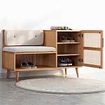 Комод с мягким  сиденьем и нишей для хранения обуви Manual Dresser варинант исполнения - 1 | Loft Concept в Ульяновске