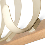 Вешалка настенная с 4-мя бежевыми крючками из пластика Curves Hangers варинант исполнения - 2 | Loft Concept в Ульяновске