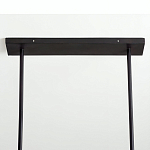 Люстра линейная прямоугольная с подвесками из натурального перламутра Nacre варинант исполнения - 4 | Loft Concept в Ульяновске