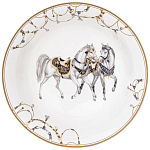 Сервиз обеденный из фарфора с изображением лошадей на 6 персон 23 предмета Porcelain Horse Set варинант исполнения - 6 | Loft Concept в Ульяновске