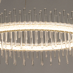 Люстра круглая с прозрачными стеклянными трубками 51 см Nembus варинант исполнения - 5 | Loft Concept в Ульяновске