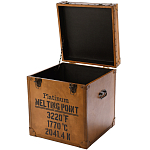 Сундук кожаный в винтажном стиле Brown Leather Chest варинант исполнения - 2 | Loft Concept в Ульяновске