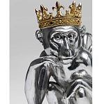 Статуэтка обезьяна в короне серебряная Golden Monkey варинант исполнения - 1 | Loft Concept в Ульяновске