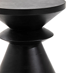 Черный приставной столик из массива AMORPHOUS варинант исполнения - 2 | Loft Concept в Ульяновске