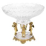 Чаша на бронзовых ножках с тремя ангелами Eden Garden варинант исполнения - 1 | Loft Concept в Ульяновске