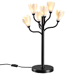 Настольная лампа с ветвями и белыми фарфоровыми цветами Floralis варинант исполнения - 3 | Loft Concept в Ульяновске