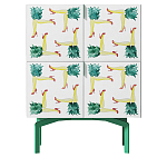 Тумба  с рисунком ShortT Pina Colada Green варинант исполнения - 1 | Loft Concept в Ульяновске