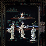 Комод в китайском стиле Chinese Black Chest of Drawers Нидерланды варинант исполнения - 2 | Loft Concept в Ульяновске