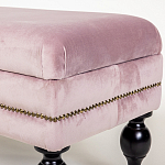 Мягкая банкетка с зоной для хранения Casket Dusty Rose варинант исполнения - 4 | Loft Concept в Ульяновске