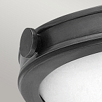 Потолочный светильник в форме неглубокой чаши с белым плафоном Hinkley варинант исполнения - 3 | Loft Concept в Ульяновске