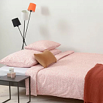 Постельное белье розового цвета с рисунком 150х200 см Blossom Essence варинант исполнения - 4 | Loft Concept в Ульяновске