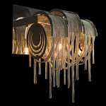 Бра с перфорированными металлическими дугами и цепочками 22 см Atlantis Chain варинант исполнения - 8 | Loft Concept в Ульяновске