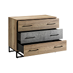 Комод с 3-мя ящиками в стиле лофт Urban Style Space варинант исполнения - 3 | Loft Concept в Ульяновске