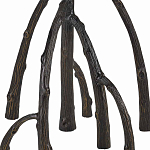 Торшер с цилиндрическим абажуром на каркасе в виде корня растения Curling Light варинант исполнения - 3 | Loft Concept в Ульяновске