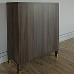 Комод Elsa Dreams Walnut Двухстворчатый  варинант исполнения - 7 | Loft Concept в Ульяновске