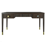 Письменный стол Elsa Dreams Walnut Шпон дерево с двумя ящиками варинант исполнения - 5 | Loft Concept в Ульяновске