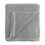 Плед из хлопка серого цвета Waffle Comfort варинант исполнения - 1 | Loft Concept в Ульяновске