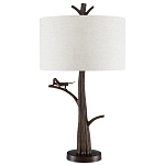 Настольная лампа с корпусом в виде ствола дерева с насекомым Twiglly варинант исполнения - 4 | Loft Concept в Ульяновске